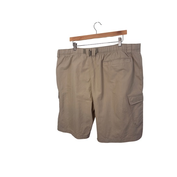 Columbia GRT Cargo Shorts Khaki Tan Mens XXL Belted Outdoor Hiking Gorpcore - Picture 4 of 8